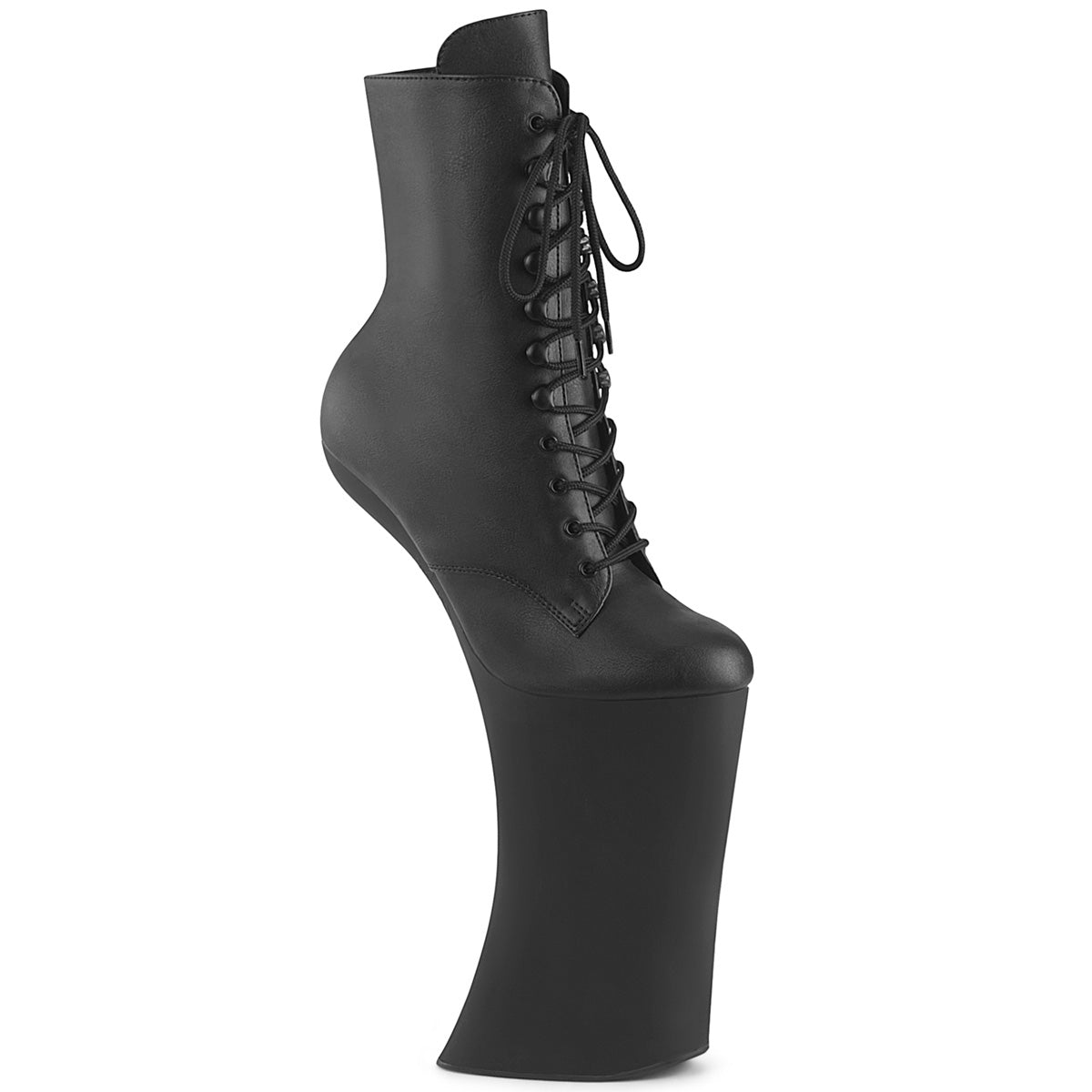 FORBIDDEN-1020 Pleaser Black 11 Inch Strippers Ankle Boots