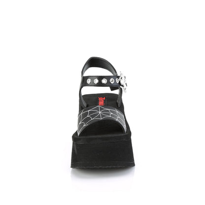 FUNN-10 Demonia Cult Black Alternative Women's Sandals