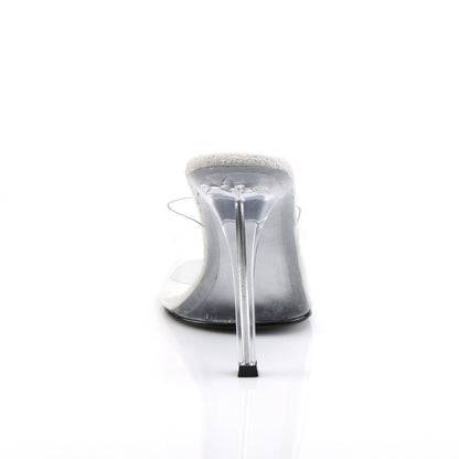 GALA-01 Fabulicious Clear 4.5 Inch Posing Shoes