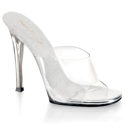 GALA-01 Fabulicious Clear 4.5 Inch Posing Shoes