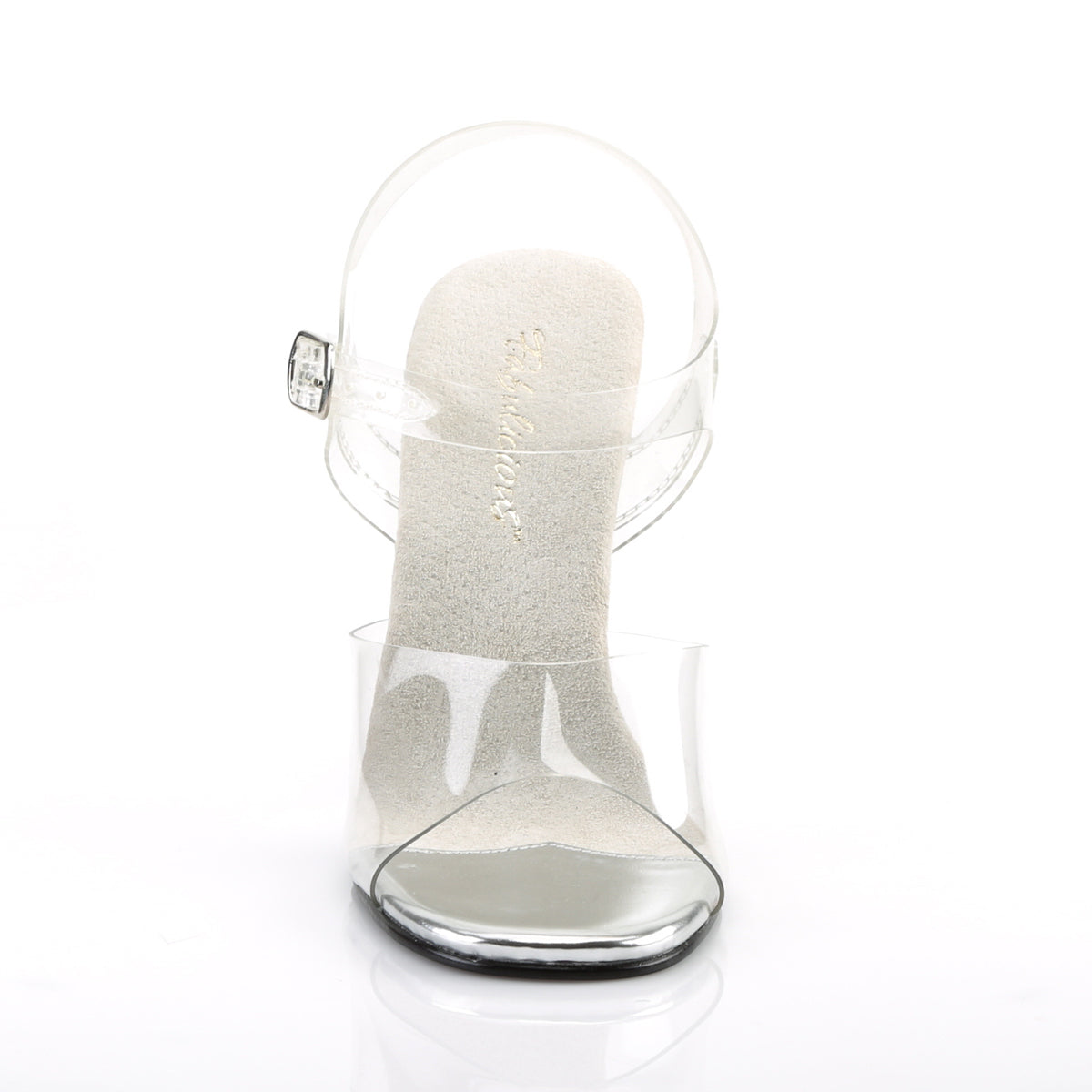 GALA-08 Posing Competition 4.5" Heel Clear Sexy Ankle Strap Shoes