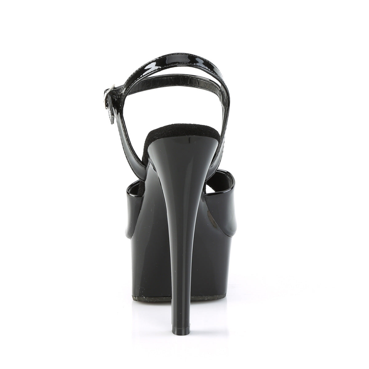 GLEAM-609 Pleaser Black 6 Inch Platform Sexy Pole Heels