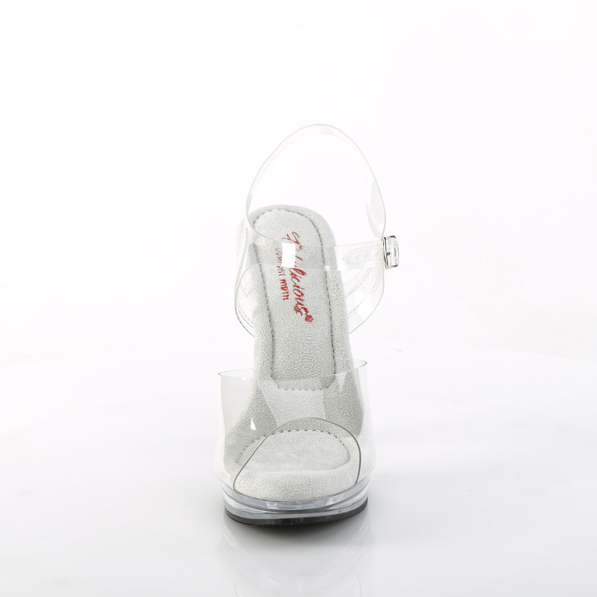 Fabulicious GLORY-508 Clear Platform Sandals - 5 Inch Heels