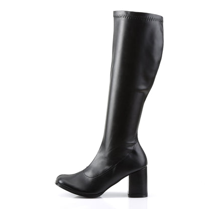 Funtasma GOGO-300 Black Boots - 3 Inch Heels