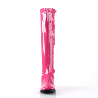 Funtasma GOGO-300 Hot Pink Boots - 3 Inch Heels