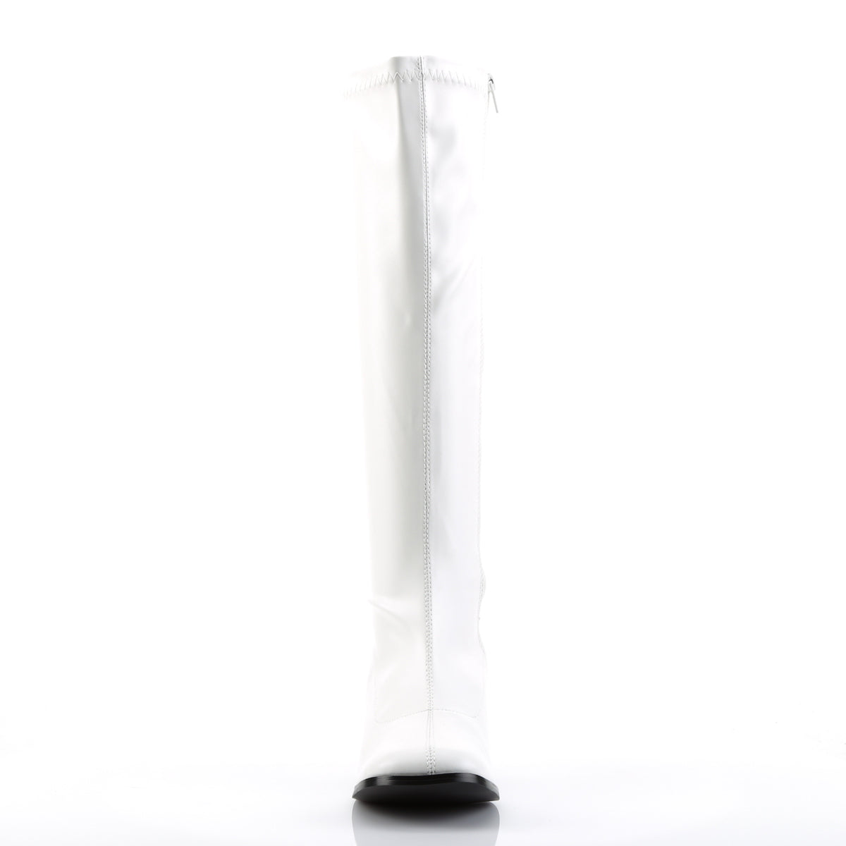 Funtasma GOGO-300 White Boots - 3 Inch Heels