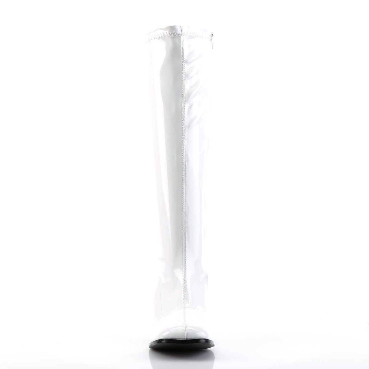 Funtasma GOGO-300 White Boots - 3 Inch Heels