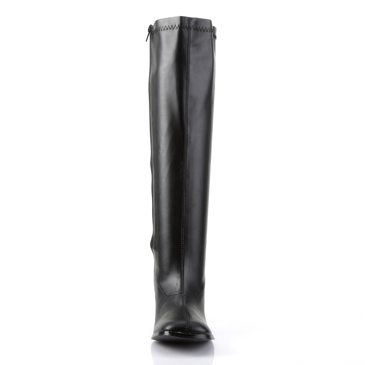 GOGO-300WC Pleasers Funtasma 3" Heel Black Wide Width Knee High Boots