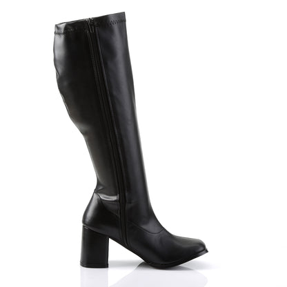 Funtasma GOGO-300WC Black Boots - 3 Inch Heels