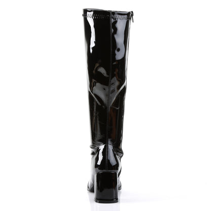 Funtasma GOGO-300WC Black Boots - 3 Inch Heels