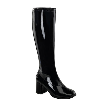 Funtasma GOGO-300WC Black Boots - 3 Inch Heels