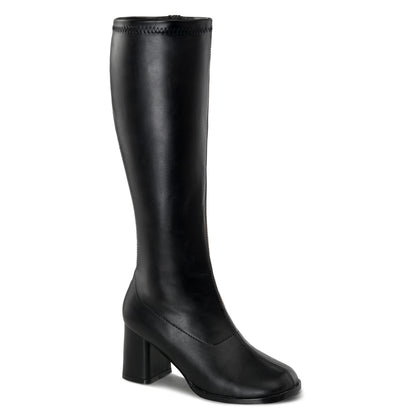 Funtasma GOGO-300WC Black Boots - 3 Inch Heels