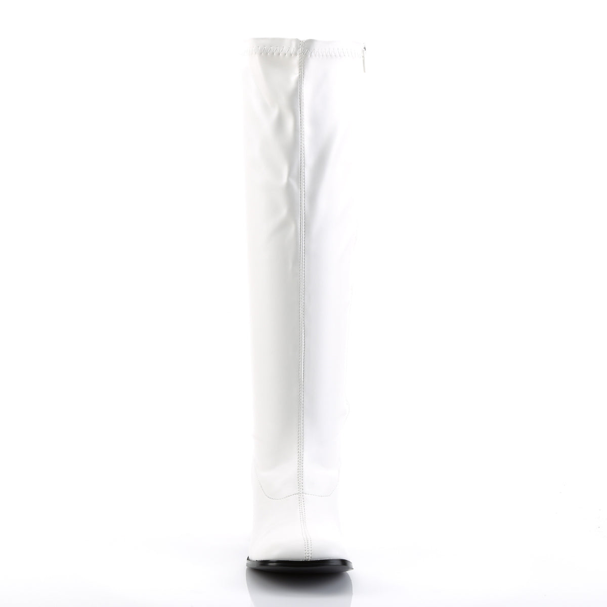 Funtasma GOGO-300WC White Boots - 3 Inch Heels