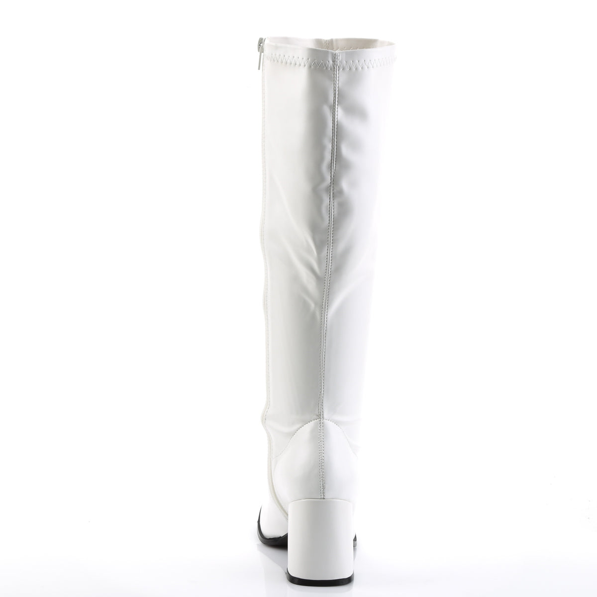 Funtasma GOGO-300WC White Boots - 3 Inch Heels