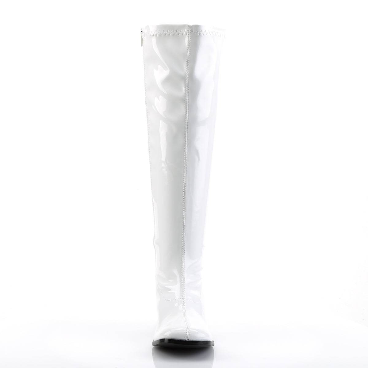 Funtasma GOGO-300WC White Boots - 3 Inch Heels