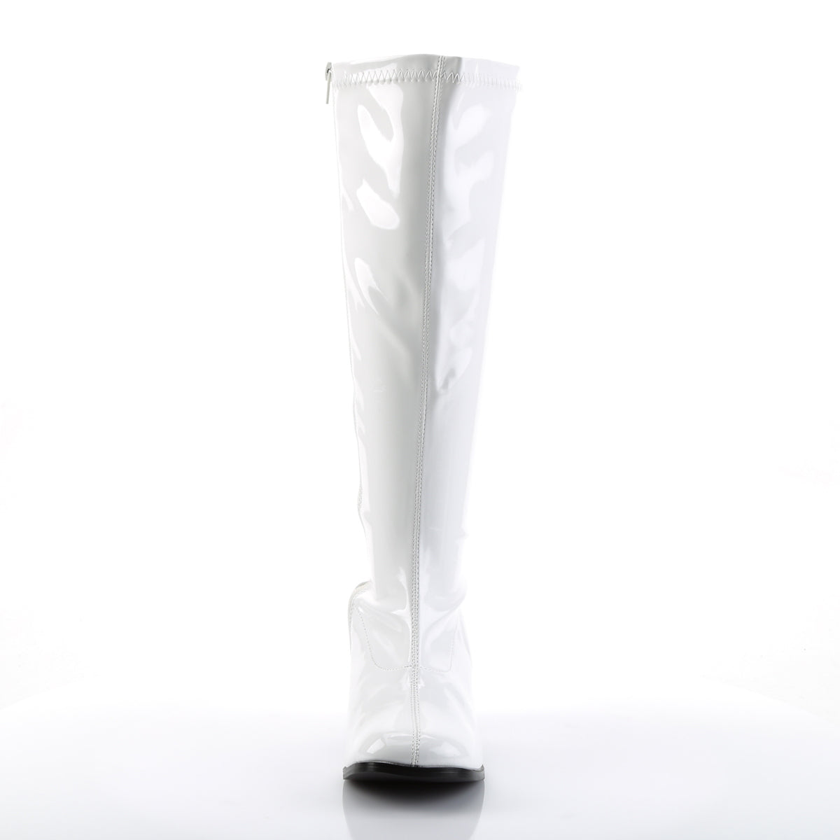 Funtasma GOGO-300X White Boots - 3 Inch Heels