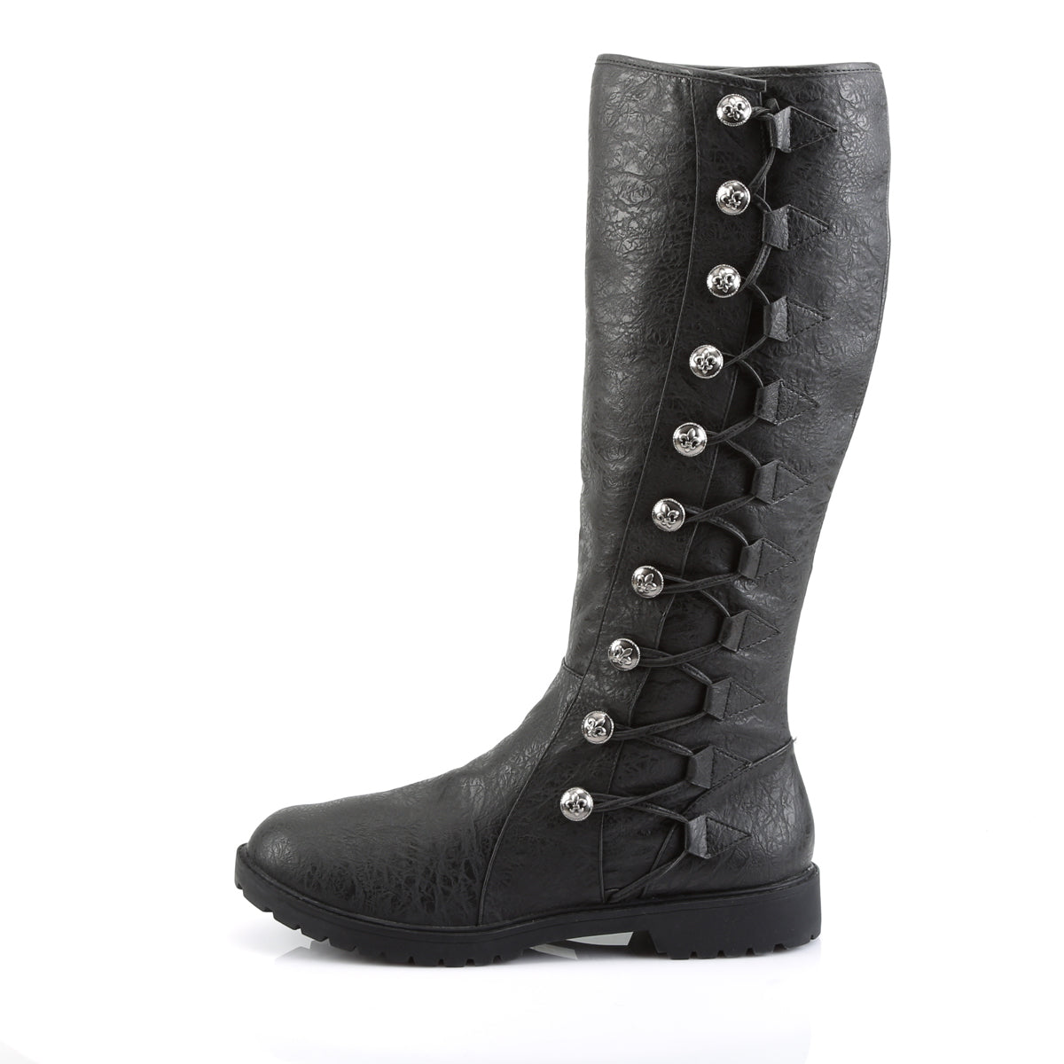 GOTHAM-109 Funtasma Black 1.5 Inch Costume Boots