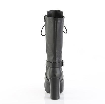 GOTHIKA-152 Demonia Cult Black 3.8 Inch Alternative Knee High Boots