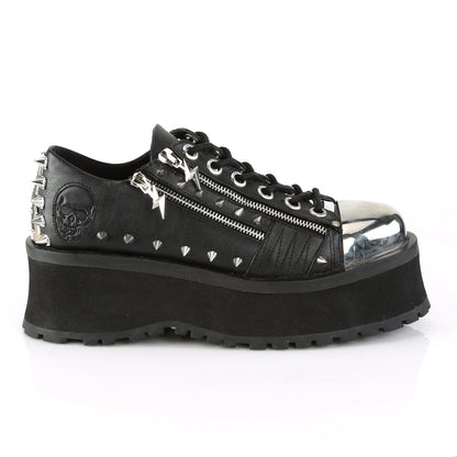 GRAVEDIGGER-04 Demonia Cult Black Alternative Footwear Unisex