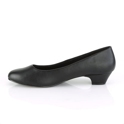 GWEN-01 Pleaser Pink Label Black 1.3 Inch Sexy High Heels