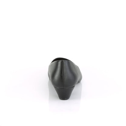 GWEN-01 Pleaser Pink Label Black 1.3 Inch Sexy High Heels