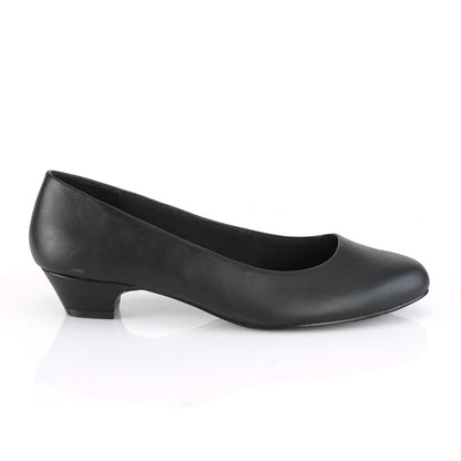 GWEN-01 Pleaser Pink Label Black 1.3 Inch Sexy High Heels
