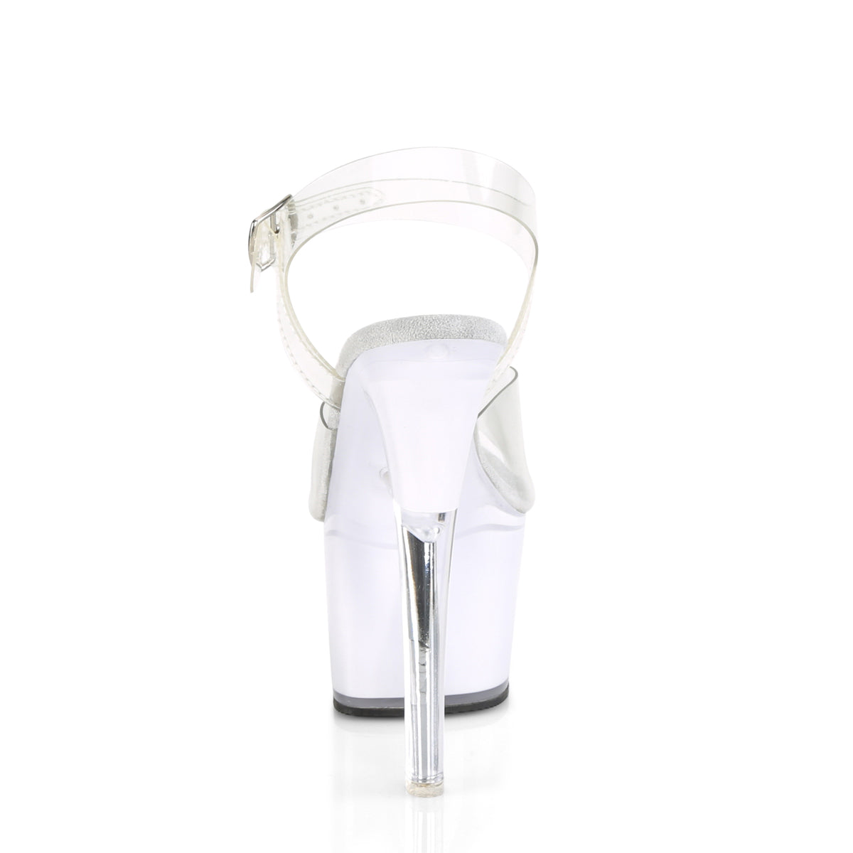 ILLUMINATOR-708 Pleaser White Glow 7 Inch Pole Dance Platform Shoes