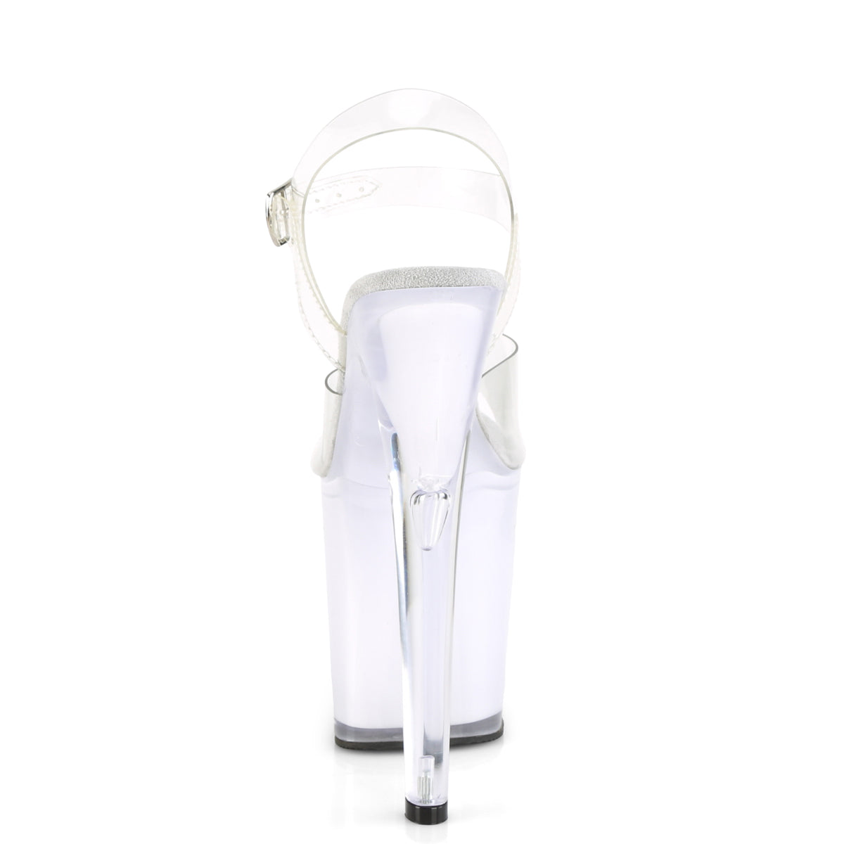 ILLUMINATOR-808 Pleaser White Glow 8 Inch Pole Dancing Platform Shoes