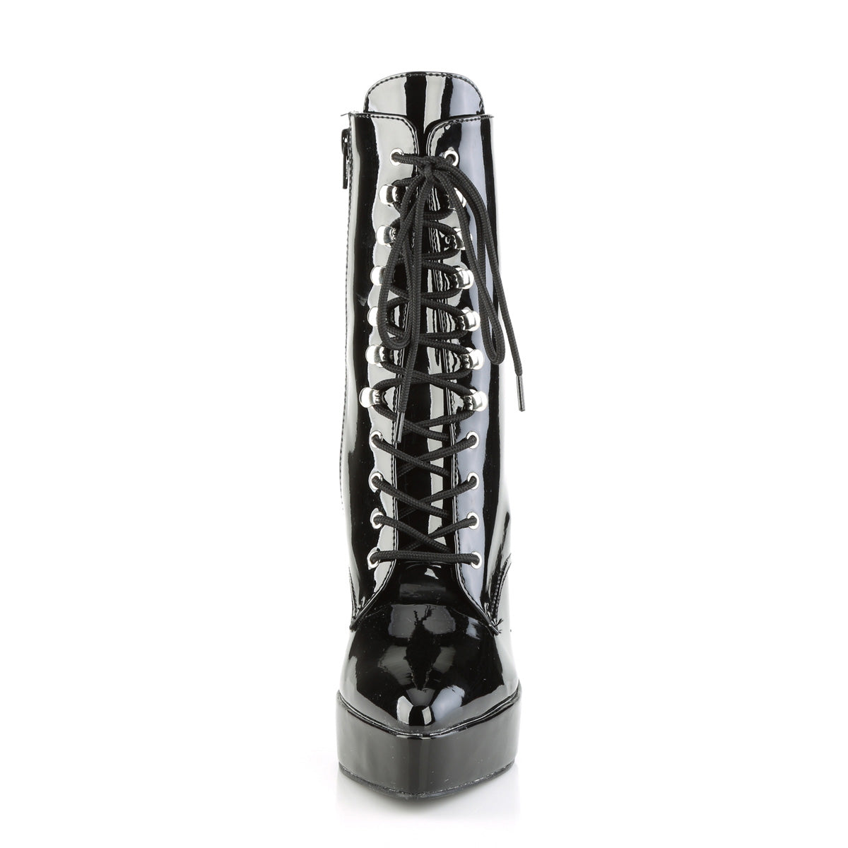 INDULGE-1020 Devious Black 5.3 Inch Fetish Platforms