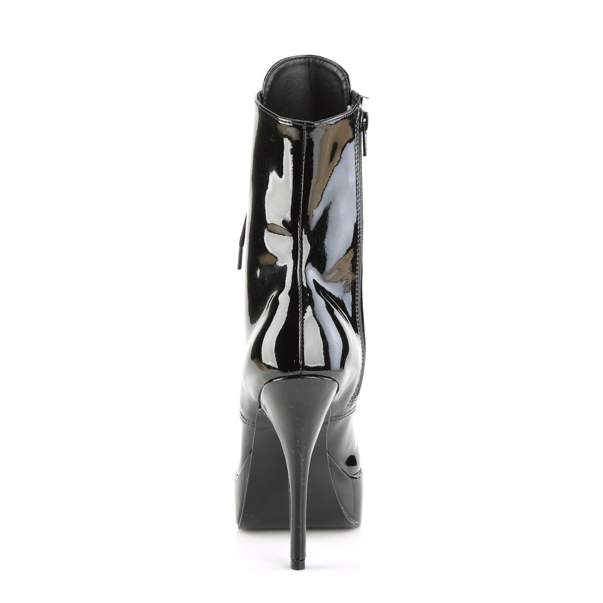 INDULGE-1020 Devious Black 5.3 Inch Fetish Platforms