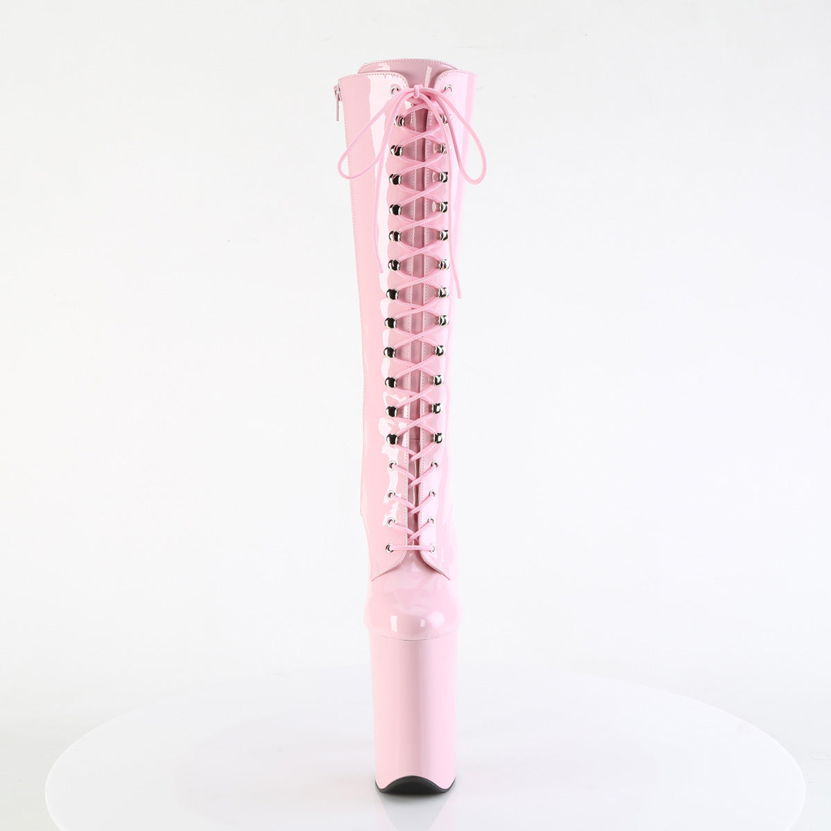 INFINITY-2020 Pleaser Baby Pink 9 Inch Very Tall Knee Boots