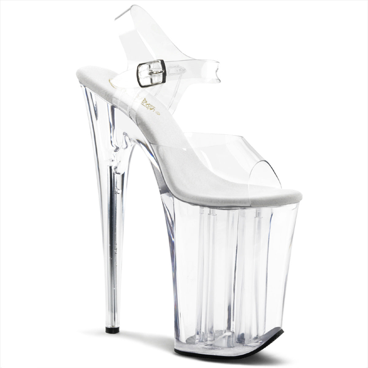 INFINITY-908 Pleasers 9" Heel Clear Pole Dancing Platforms