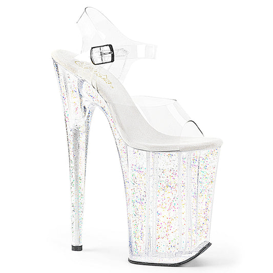 INFINITY-908MG Pleaser 9" Heel Clear Pole Dancing Platforms-Pleaser- Sexy Shoes