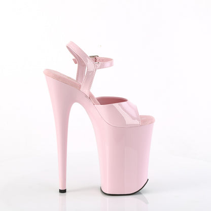Pleaser INFINITY-909 Baby Pink Platform Sandals - 9 Inch Heels