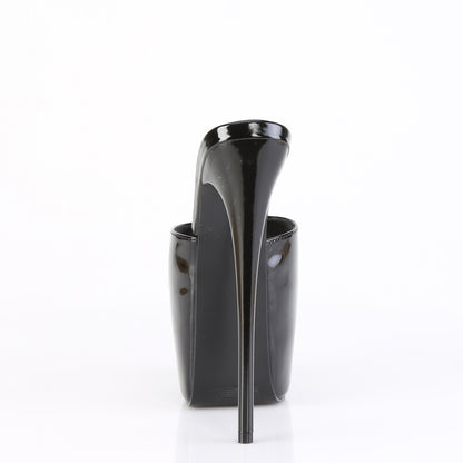 Pleaser JUBILANT-01 Black Platform Mules - 7 Inch Heels