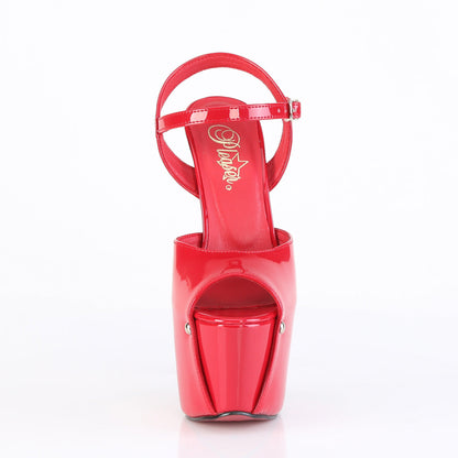 JUBILANT-09 Pleaser Red 7 Inch Exotic Dancing Platform Shoes