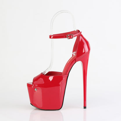 Pleaser JUBILANT-15 Red Platform Sandals - 7 Inch Heels