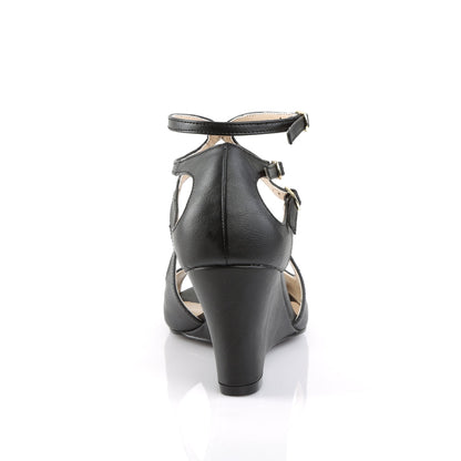 KIMBERLY-04 Pleaser Pink Label Black 3 Inch Fetish Sexy Shoes