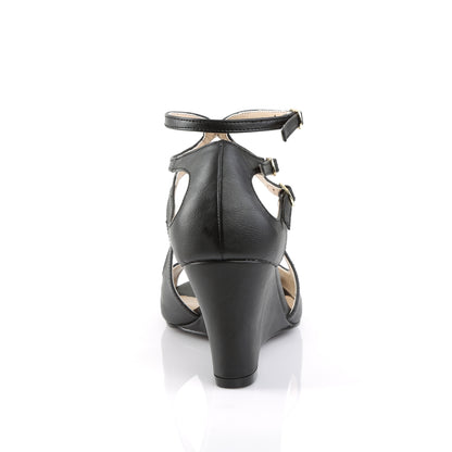 Pleaser Pink Label KIMBERLY-04 Black Sandals - 3 Inch Heels