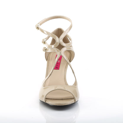 KIMBERLY-04 Pleaser Pink Label Cream 3 Inch Sexy High Heels