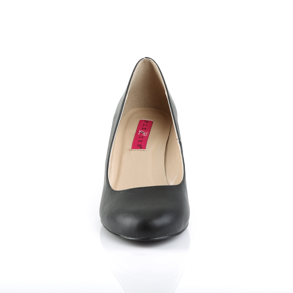 KIMBERLY-08 Pleaser Pink Label Black 3 Inch Erotic Single Soles