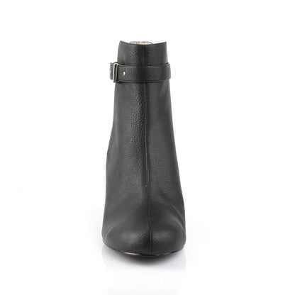 Pleaser Pink Label KIMBERLY-102 Black Ankle Boots - 3 Inch Heels