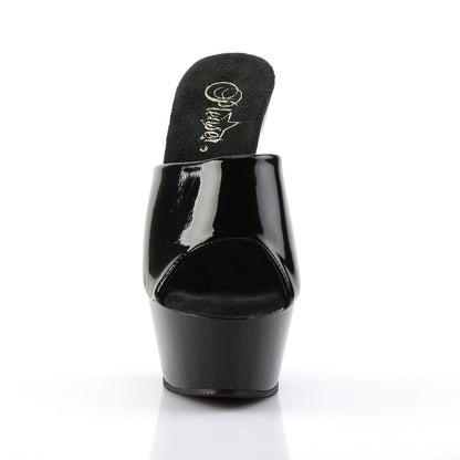 KISS-201 Pleaser Black 6 Inch Exotic Dancer Platform Shoes