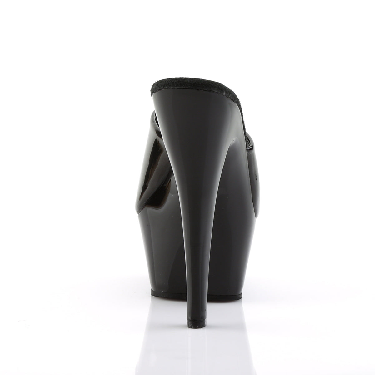 KISS-201 Pleaser Black 6 Inch Exotic Dancer Platform Shoes