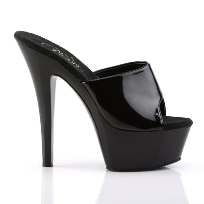 KISS-201 Pleaser Black 6 Inch Exotic Dancer Platform Shoes