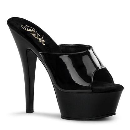 KISS-201 Pleaser Black 6 Inch Exotic Dancer Platform Shoes