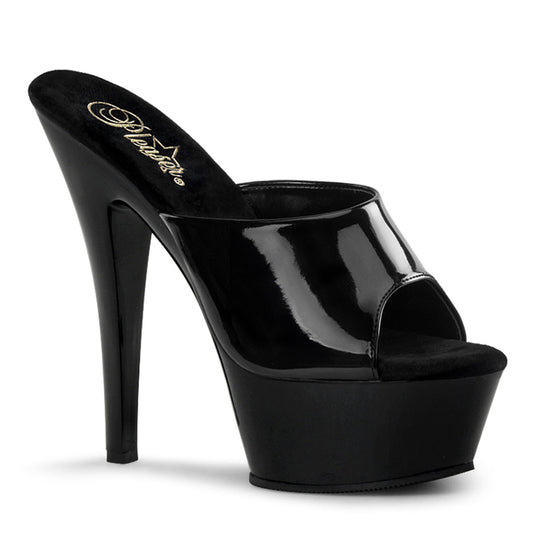 KISS-201 Pleaser Black 6 Inch Exotic Dancer Platform Shoes
