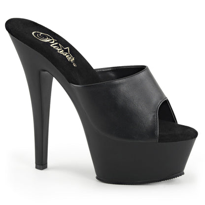 KISS-201 Pleaser Black 6 Inch Pole Dancing Platform Shoes