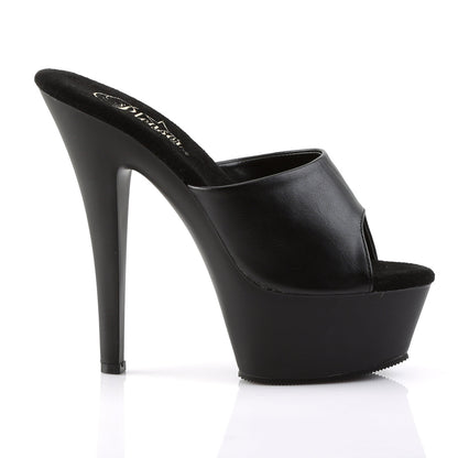 KISS-201 Pleaser Black 6 Inch Pole Dancing Platform Shoes