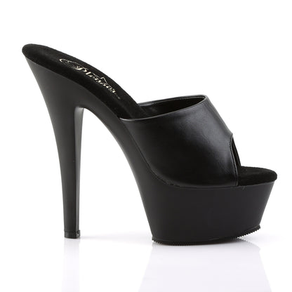 KISS-201 Pleaser Black 6 Inch Pole Dancing Platform Shoes